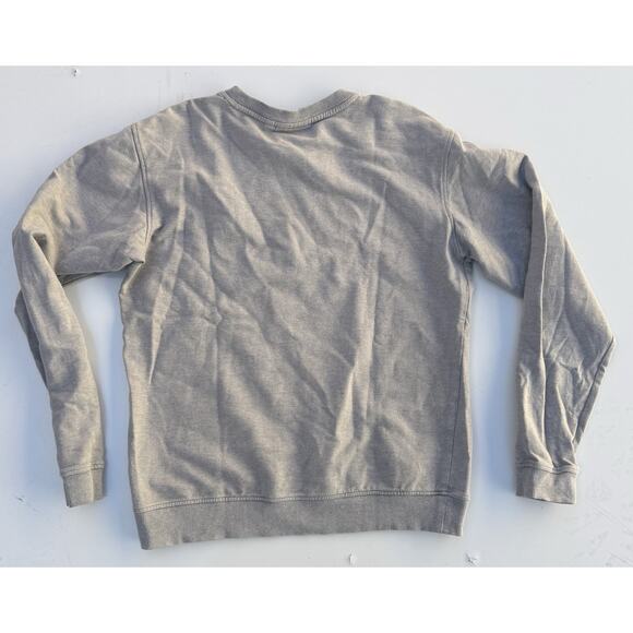 Fjallraven Sweater Mens Medium Gray Sweatshirt Vardag Crew Neck Logo Outdoors - Picture 5 of 6